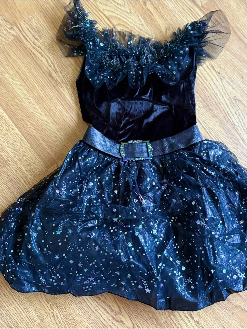 Spirit Twilight Witch Girls Costume Black Halloween Dress-Up Sz M 8-10 NEW